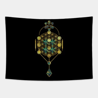 Decorative Sacred Geometry symbol Tapestry