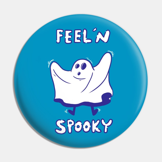 Feeli'n Spooky Pin by JenjoInk