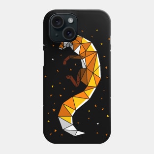 Geometric Fox Jump Phone Case