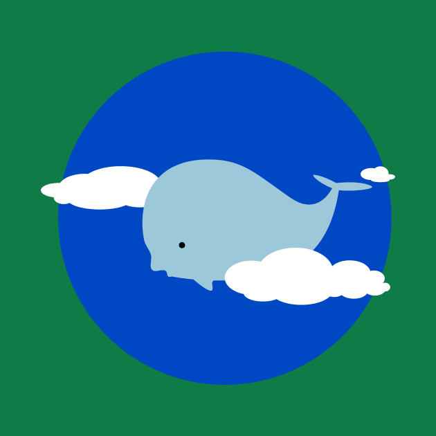 Whale in the clouds by schlag.art
