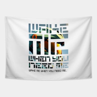 Halo geometric game quotes - Master chief - Spartan 117 - WQ01-v3 Tapestry