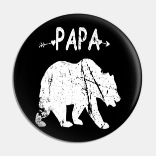 Best Papa Bear Fathers Day Pin
