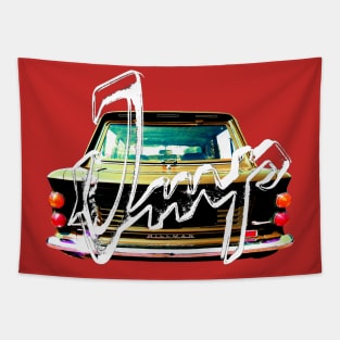 Hillman Imp 1960s British classic car and logo Tapestry