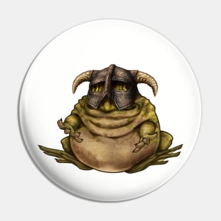 Dragonborn Frog Pin