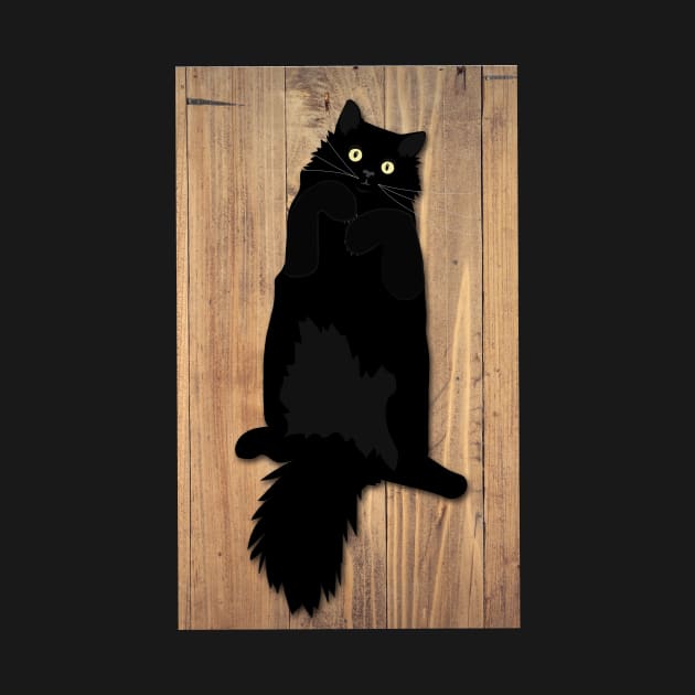 Black Cat Sprawl by Rowanthorn