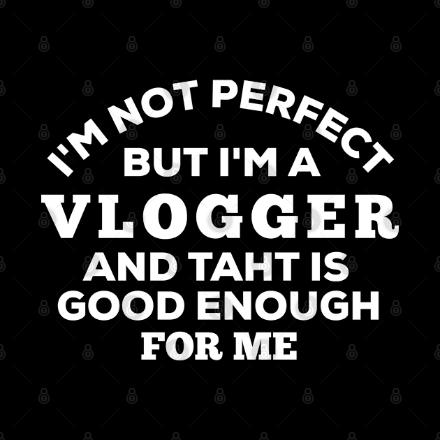 I'm Not Perfect But I'm A Vlogger And That IS Good Enough For Me by Dhme