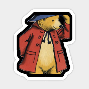 Cartoonish Paddington Bear Magnet