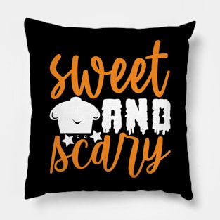 sweet and scary Pillow