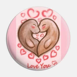 Love sea seals Pin