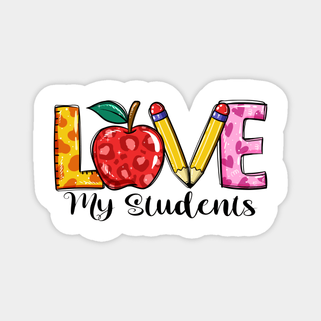 Love My Students Teacher Magnet by patelmillie51