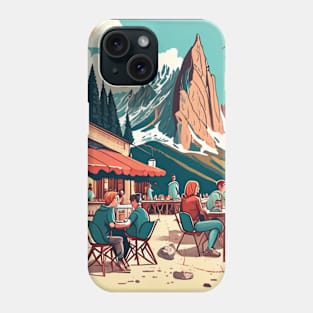 vacation in the italian alps Phone Case