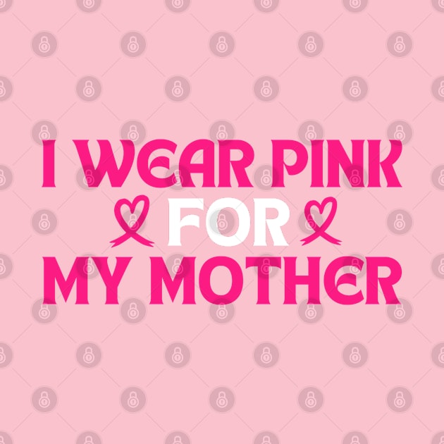 I wear pink for my mother Cancer awareness by Kataclysma