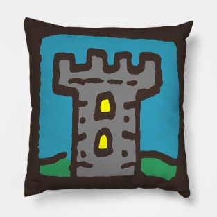 Minimal Tower Icon Pillow