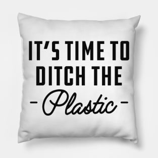 Save Ocean - It's time to ditch the plastic Pillow