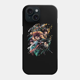 Demon Slayer Powerful Protagonists Phone Case