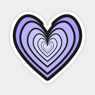 Rosy Heart (Light Purple) Magnet