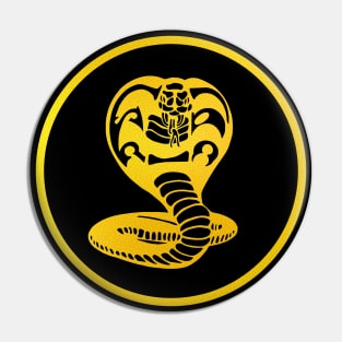 Cobra Logo Gold Pin