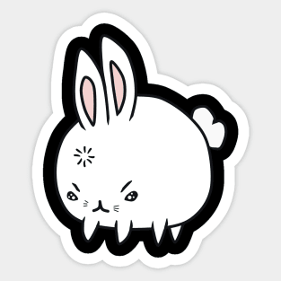 Bad bunny Dodgers, Bunny love, Angry Rabbit, Funny Sticker for Sale by  MarianNieuw