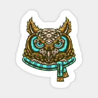 Winter Owl Magnet