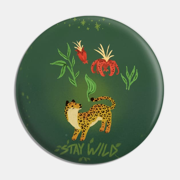 Stay Wild Pin by robbadopolis