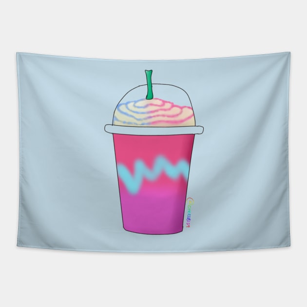 Unicorn Frap Tapestry by cherubi19