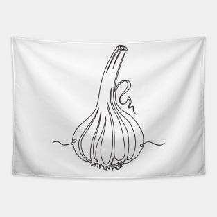 Continuous Line Garlic! Tapestry