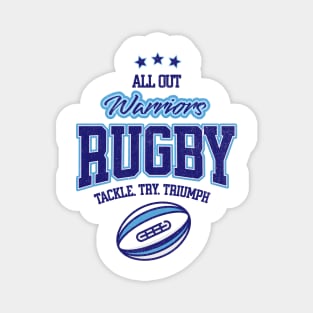 All out warriors rugby Magnet