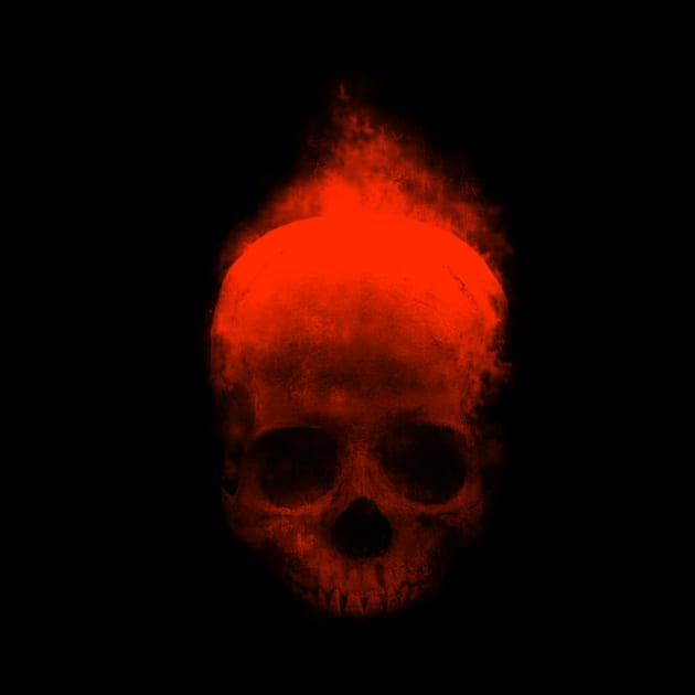 Blazing Skull by opawapo