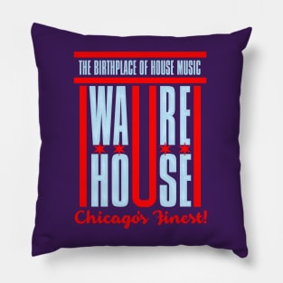 WAREHOUSE The Birthplace of House Music Pillow