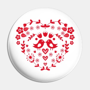 Valentine Heart Pin