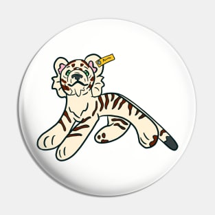 Pretty White tiger Pin