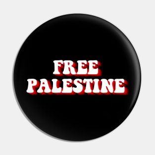 Free Palestine - Stop Killing Palestinian Fight To Israel Pin