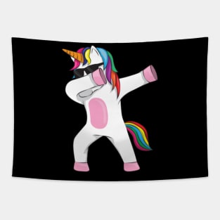 Cute Dabbing Unicorn Shirt Funny Unicorn Dab shirt Tapestry