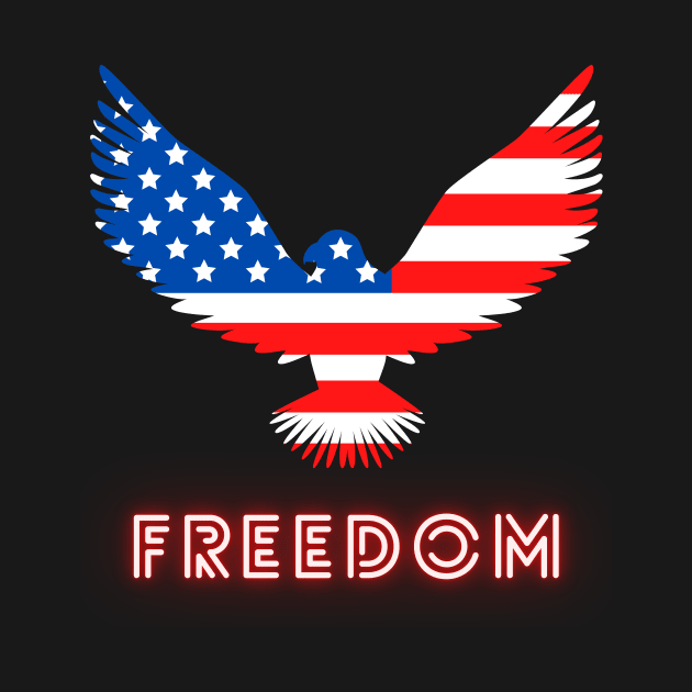 Freedom & Peace in USA by Tee Shop