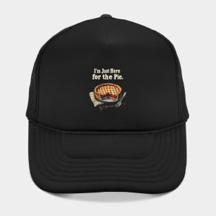 I'm Just Here for the Pie Funny Thanksgiving Dinner Vintage Hat
