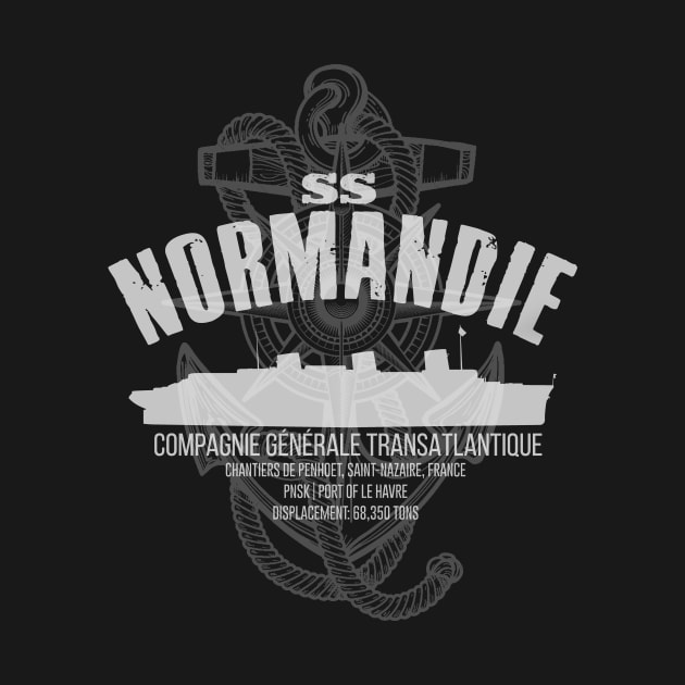 SS Normandie by MindsparkCreative