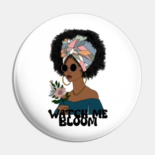 Brown Girl Bloom Pin