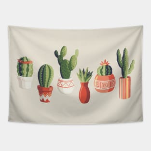 Cactus Line-Up Tapestry