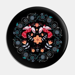 Design Based on Slavic Motifs Pin