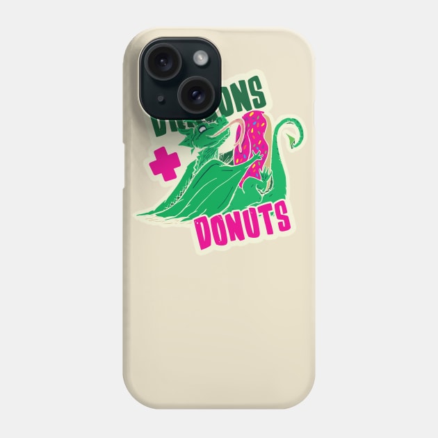 Dragons & Donuts Phone Case by helloholly_d