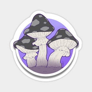 A Few Proud Mushrooms (Asexual) Magnet