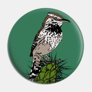 Cactus wren 2 Pin