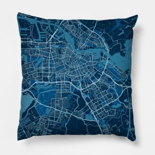 Amsterdam - Netherlands Peace City Map Pillow
