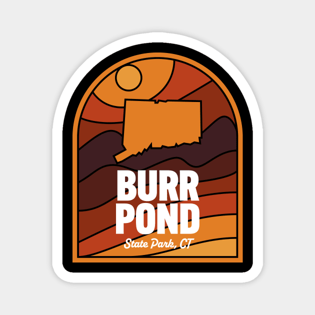 Burr Pond State Park Connecticut Magnet by HalpinDesign