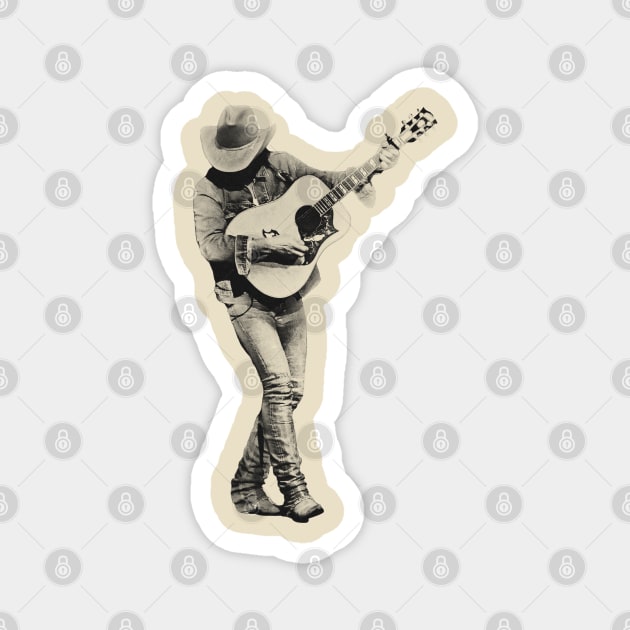 Dwight Yoakam Retro Magnet by LEMESGAKPROVE