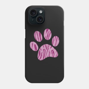 Pink Tiger Print Phone Case