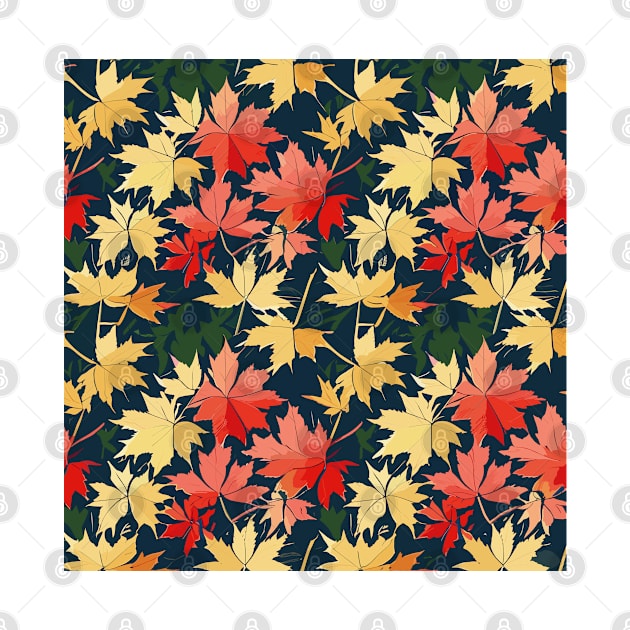 Maple leaf pattern by designfurry 