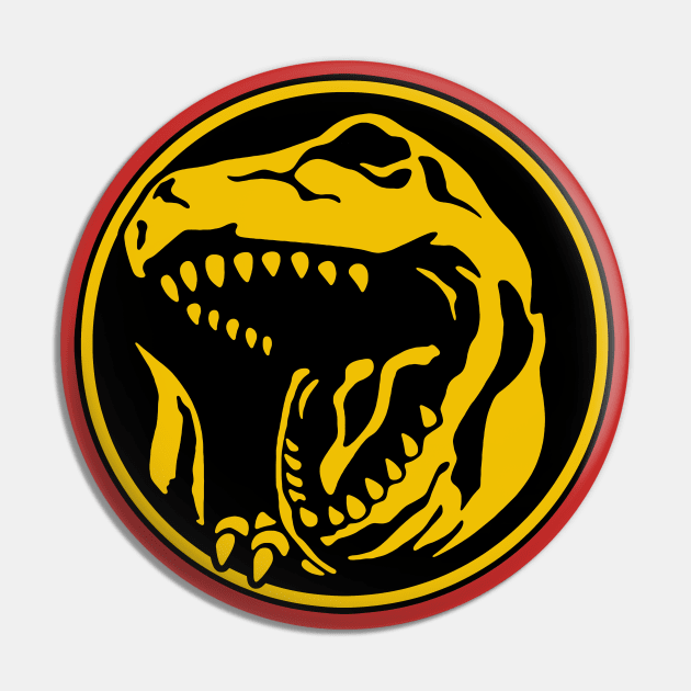 Tyrannosaurus Power Coin Pin by Javier Casillas