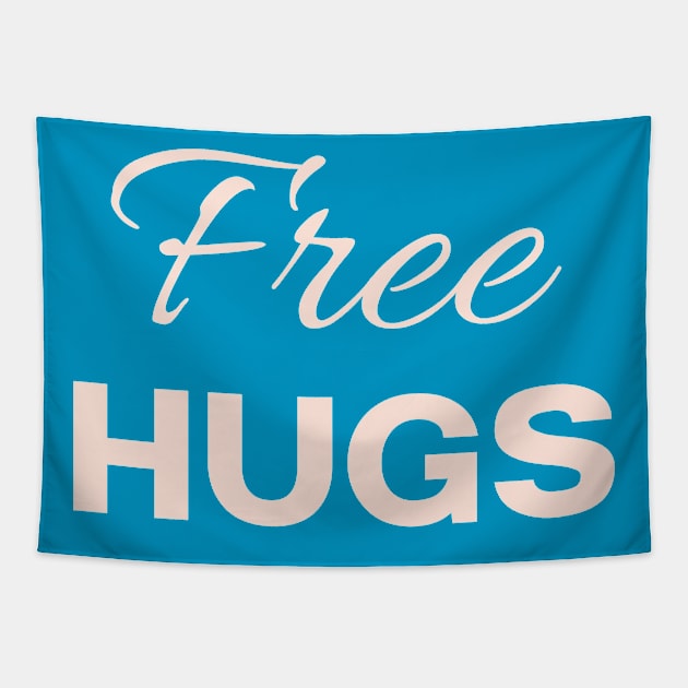 Free hugs light design Tapestry by Jane Winter