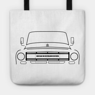 International Harvester IH Travelette / Travelall 1960s classic truck black outline graphic Tote